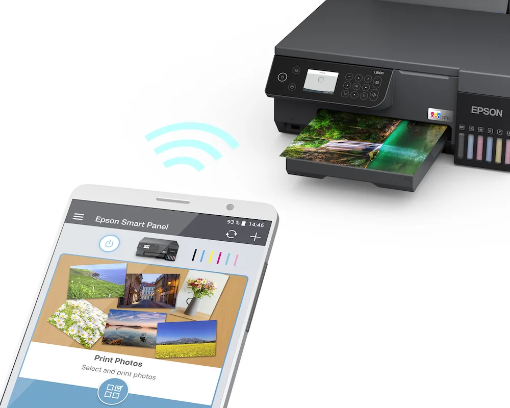 showcasing printing from phone