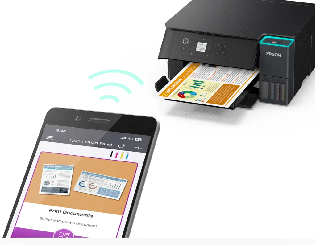 Epson L4360 EcoTank printer mobile printing